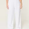 Hollister Livvy Ultra High-Rise Linen-Blend Wide-Leg Pants,Hollister Livvy Ultra High-Rise Linen-Blend Wide-Leg Pants