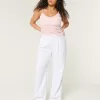 Hollister Livvy Ultra High-Rise Linen-Blend Wide-Leg Pants,Hollister Livvy Ultra High-Rise Linen-Blend Wide-Leg Pants