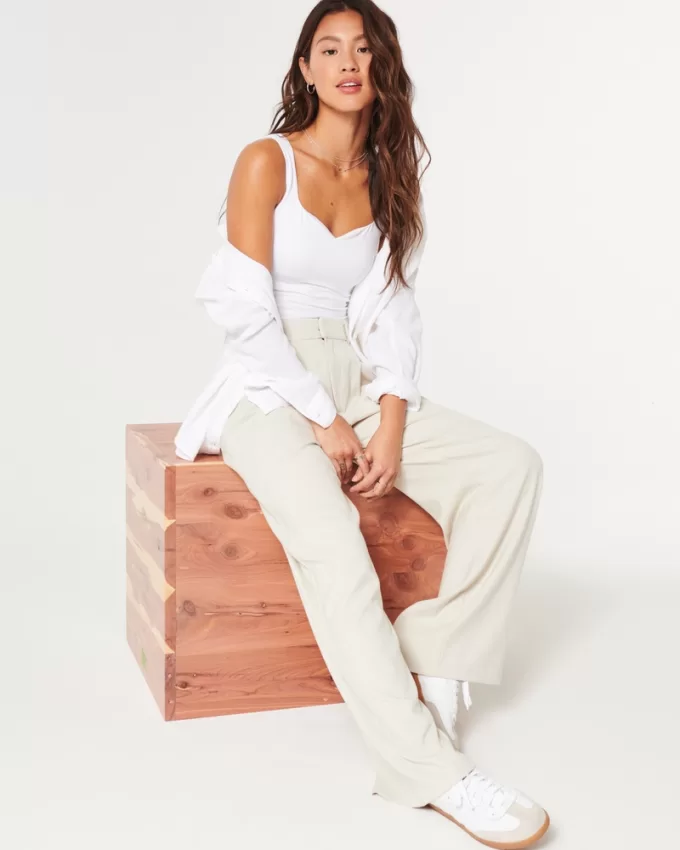 Hollister Livvy Ultra High-Rise Wide-Leg Pants,Hollister Livvy Ultra High-Rise Wide-Leg Pants