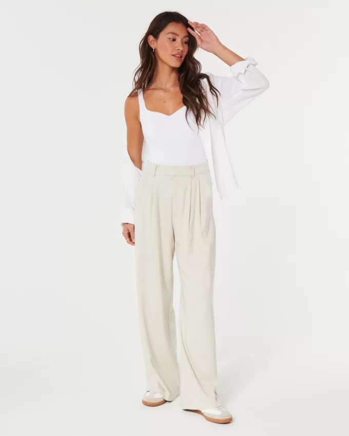 Hollister Livvy Ultra High-Rise Wide-Leg Pants,Hollister Livvy Ultra High-Rise Wide-Leg Pants
