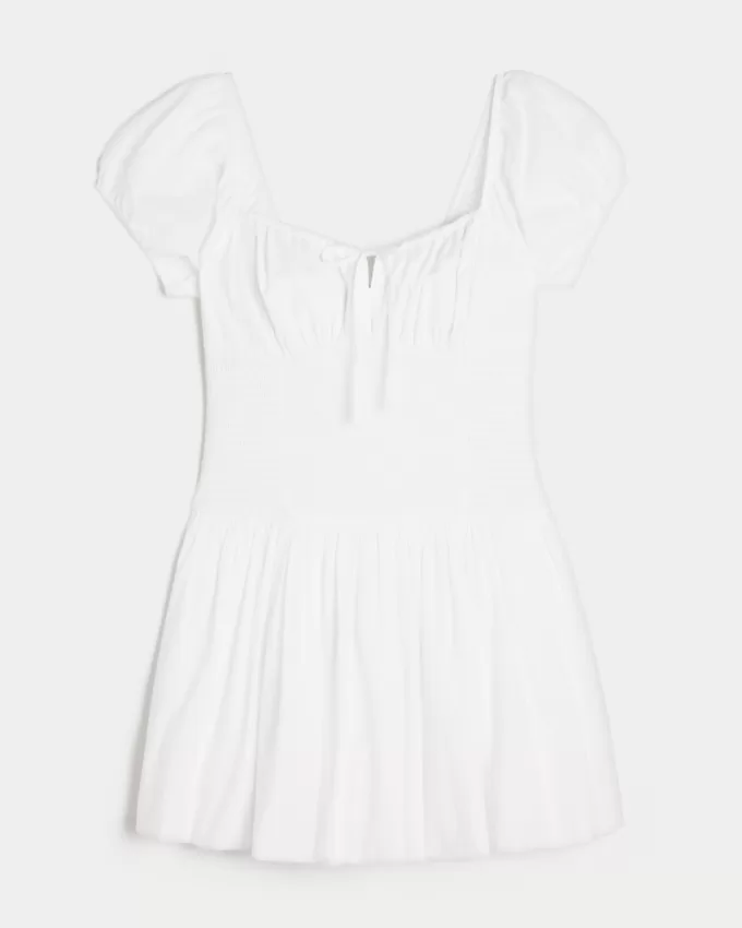 Hollister Sofia Drop-Waist Bubble Skort Dress,Hollister Sofia Drop-Waist Bubble Skort Dress