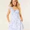 Hollister Sofia Drop-Waist Mini Dress,Hollister Sofia Drop-Waist Mini Dress