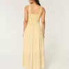 Hollister Sofia Side-Smocked Maxi Dress,Hollister Sofia Side-Smocked Maxi Dress