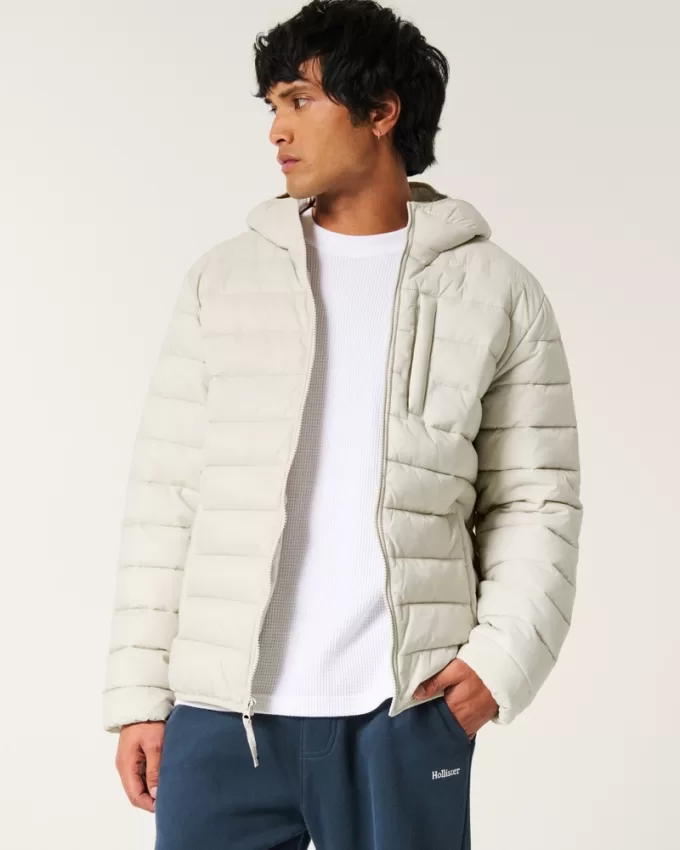 Hooded Puffer Jacket,Hooded Puffer Jacket