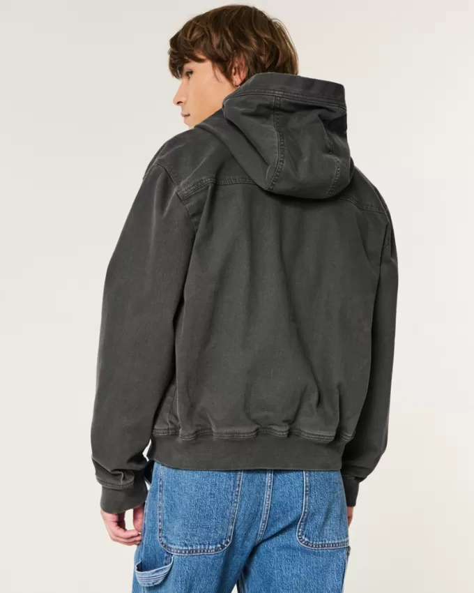 Hooded Zip-Up Jacket,Hooded Zip-Up Jacket