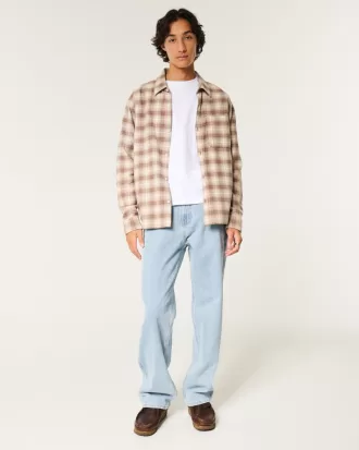 Light Wash Baggy Painter Jeans,Light Wash Baggy Painter Jeans