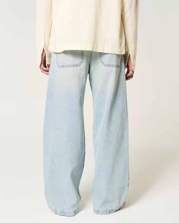 Light Wash Super Baggy Jeans,Light Wash Super Baggy Jeans