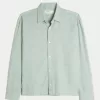 Linen-Blend Button-Through Shirt,Linen-Blend Button-Through Shirt Linen-Blend Button-Through Shirt,Linen-Blend Button-Through Shirt