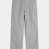 Linen-Blend Flex-Waist Baggy Pants,Linen-Blend Flex-Waist Baggy Pants