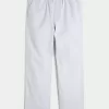 Linen-Blend Loose Pull-On Pants,Linen-Blend Loose Pull-On Pants