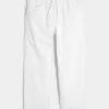 Linen-Blend Loose Pull-On Pants,Linen-Blend Loose Pull-On Pants