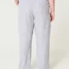 Linen-Blend Pull-On Baggy Pants,Linen-Blend Pull-On Baggy Pants