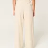 Linen-Blend Pull-On Baggy Pants,Linen-Blend Pull-On Baggy Pants