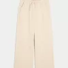 Linen-Blend Pull-On Baggy Pants,Linen-Blend Pull-On Baggy Pants