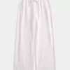 Linen-Blend Pull-On Baggy Pants,Linen-Blend Pull-On Baggy Pants