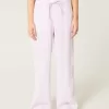 Linen-Blend Pull-On Baggy Pants,Linen-Blend Pull-On Baggy Pants
