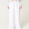 Linen-Blend Pull-On Baggy Pants,Linen-Blend Pull-On Baggy Pants