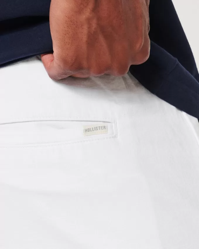 Linen-Blend Pull-On Shorts 7″,Linen-Blend Pull-On Shorts 7″