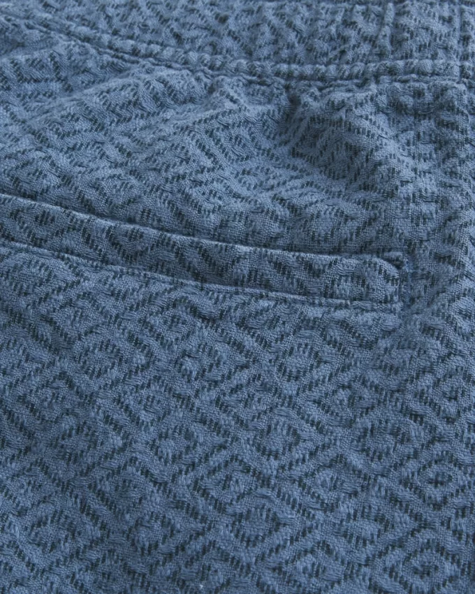 Linen-Blend Pull-On Shorts,Linen-Blend Pull-On Shorts