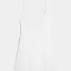 Linen-Blend Structured Mini Dress,Linen-Blend Structured Mini Dress