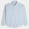 Long-Sleeve Baggy Oxford Shirt,Long-Sleeve Baggy Oxford Shirt