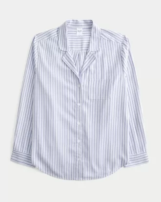 Long-Sleeve Flannel Pajama Top,Long-Sleeve Flannel Pajama Top