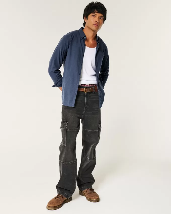 Long-Sleeve Oxford Shirt,Long-Sleeve Oxford Shirt