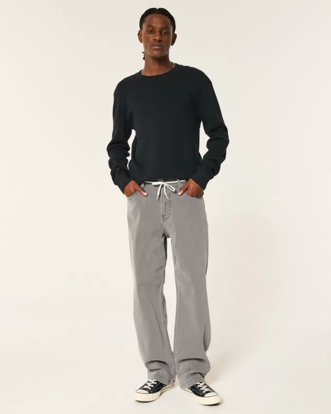 Long-Sleeve Thermal Crew T-Shirt,Long-Sleeve Thermal Crew T-Shirt