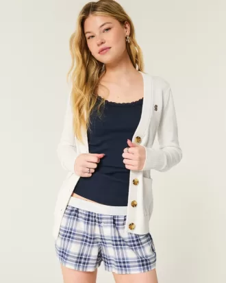 Longline Bear Graphic Cardigan,Longline Bear Graphic Cardigan