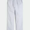 Loose Linen-Blend Pull-On Pants,Loose Linen-Blend Pull-On Pants