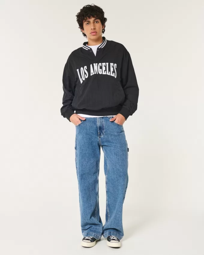 Los Angeles Graphic Popover Jacket,Los Angeles Graphic Popover Jacket