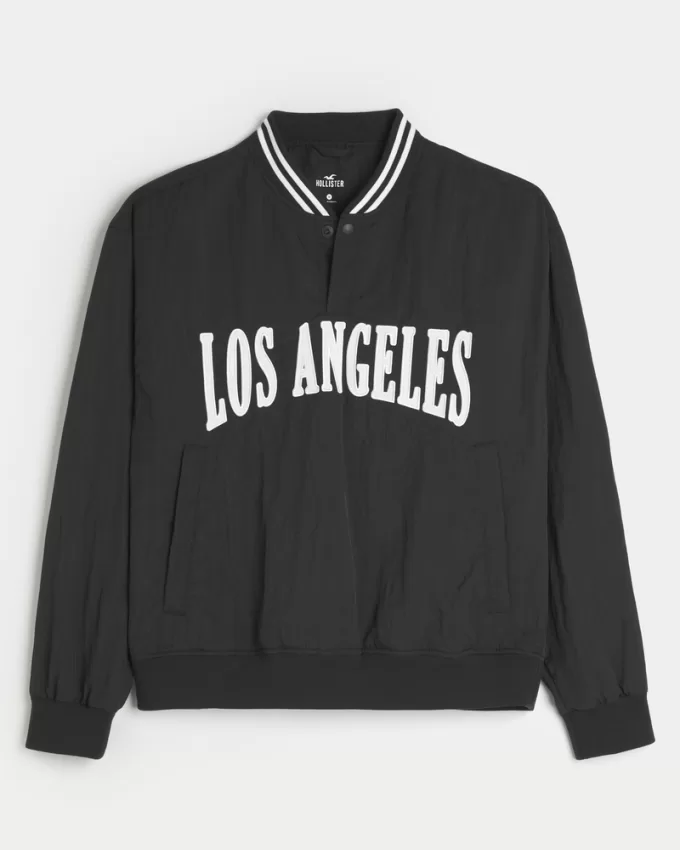Los Angeles Graphic Popover Jacket,Los Angeles Graphic Popover Jacket
