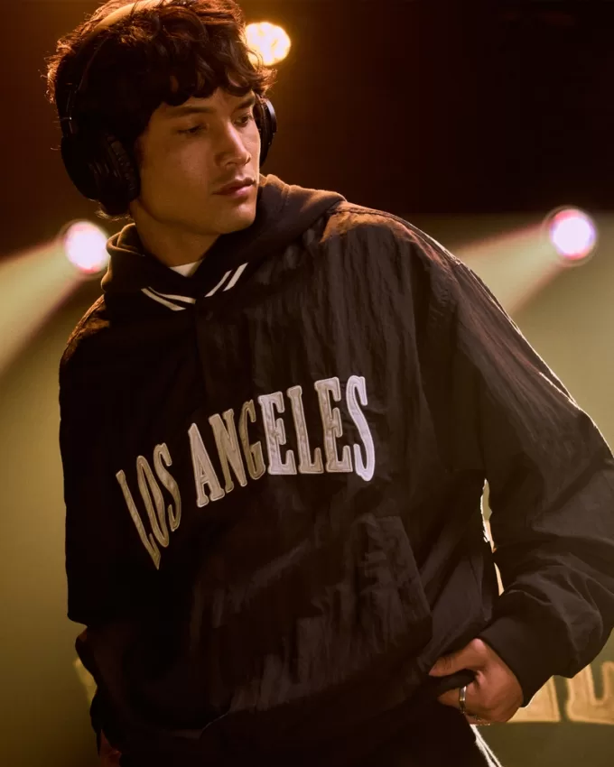 Los Angeles Graphic Popover Jacket,Los Angeles Graphic Popover Jacket