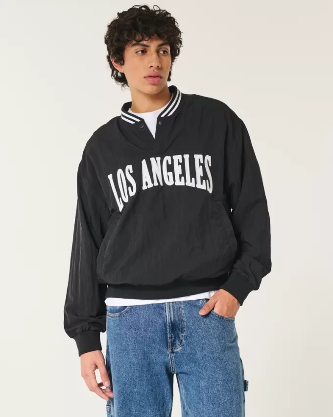 Los Angeles Graphic Popover Jacket,Los Angeles Graphic Popover Jacket