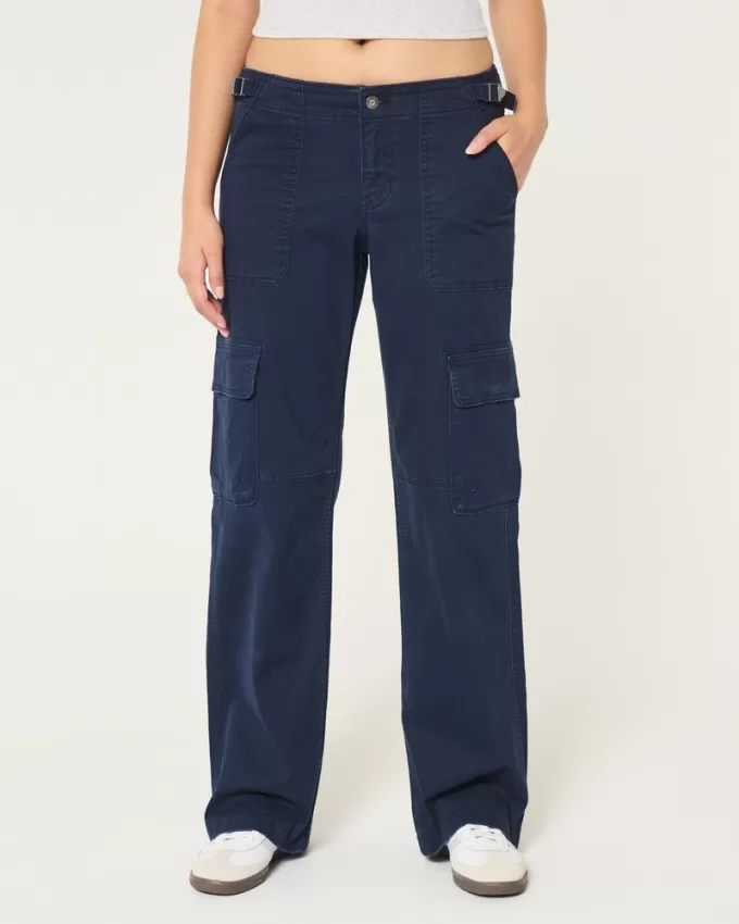 Low-Rise Baggy Cargo Pants,Low-Rise Baggy Cargo Pants