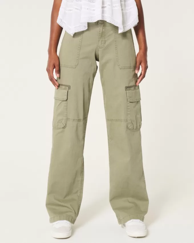 Low-Rise Baggy Cargo Pants,Low-Rise Baggy Cargo Pants
