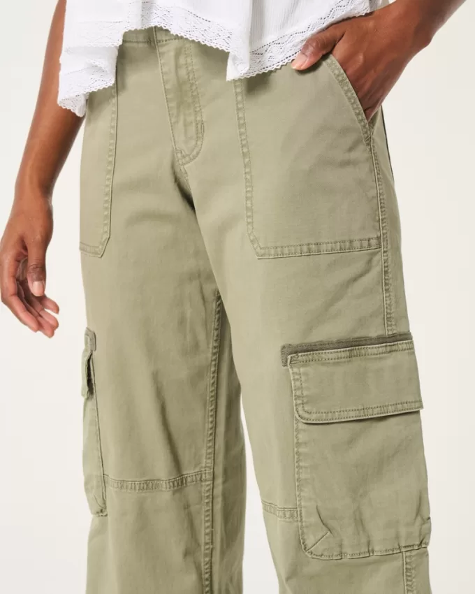 Low-Rise Baggy Cargo Pants,Low-Rise Baggy Cargo Pants