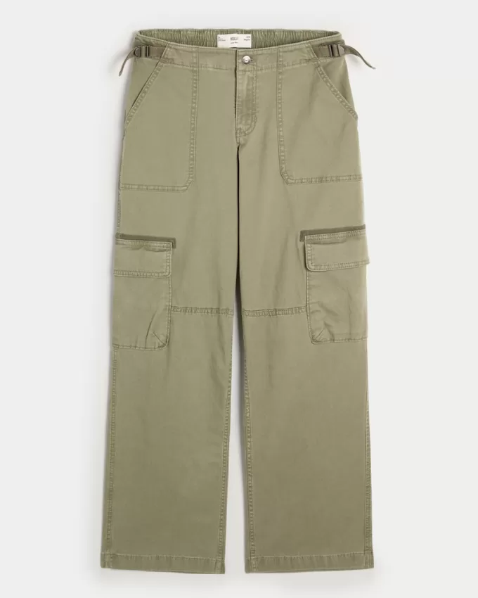 Low-Rise Baggy Cargo Pants,Low-Rise Baggy Cargo Pants