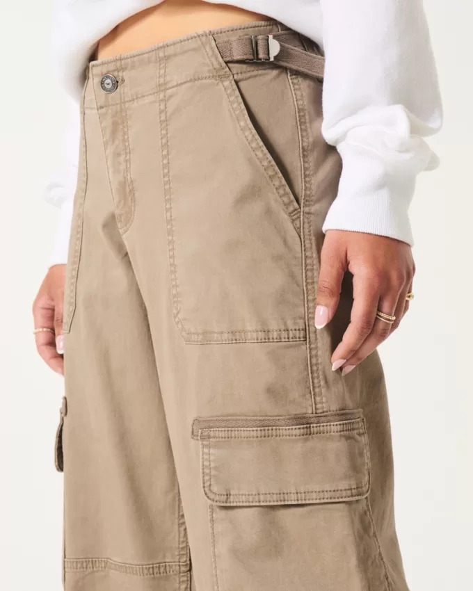 Low-Rise Baggy Cargo Pants,Low-Rise Baggy Cargo Pants