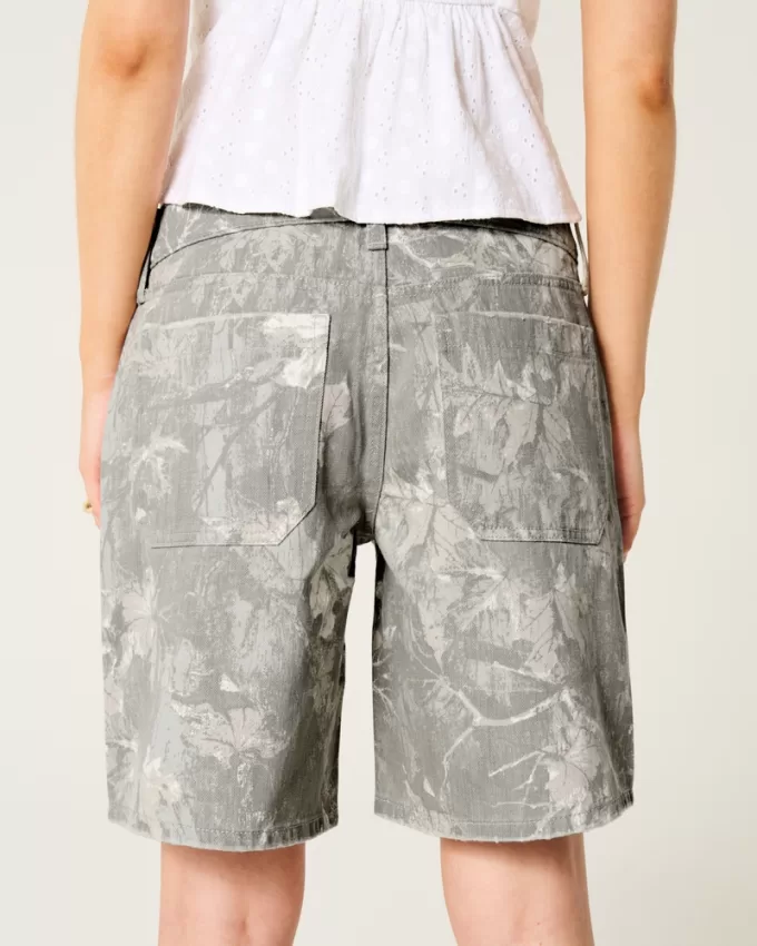 Low-Rise Camo Baggy Jort,Low-Rise Camo Baggy Jort