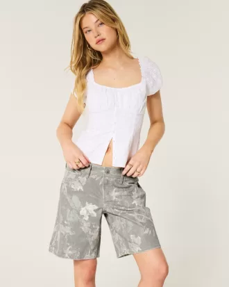 Low-Rise Camo Baggy Jort,Low-Rise Camo Baggy Jort