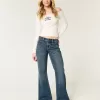 Low-Rise Dark Wash Baggy Flare Jeans,Low-Rise Dark Wash Baggy Flare Jeans Low-Rise Dark Wash Baggy Flare Jeans,Low-Rise Dark Wash Baggy Flare Jeans