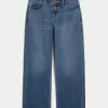 Low-Rise Dark Wash Baggy Jeans,Low-Rise Dark Wash Baggy Jeans