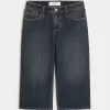 Low-Rise Dark Wash Capri Jeans,Low-Rise Dark Wash Capri Jeans