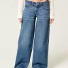 Low-Rise Dark Wash Super Baggy Jeans,Low-Rise Dark Wash Super Baggy Jeans