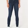 Low-Rise Dark Wash Super Skinny Jeans,Low-Rise Dark Wash Super Skinny Jeans