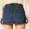 Low-Rise Denim Mini Skort,Low-Rise Denim Mini Skort