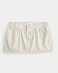 Low-Rise Denim Mini Skort,Low-Rise Denim Mini Skort