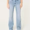 Low-Rise Distressed Medium Wash Relaxed Straight Jeans,Low-Rise Distressed Medium Wash Relaxed Straight Jeans