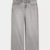 Low-Rise Grey Baggy Jeans,Low-Rise Grey Baggy Jeans